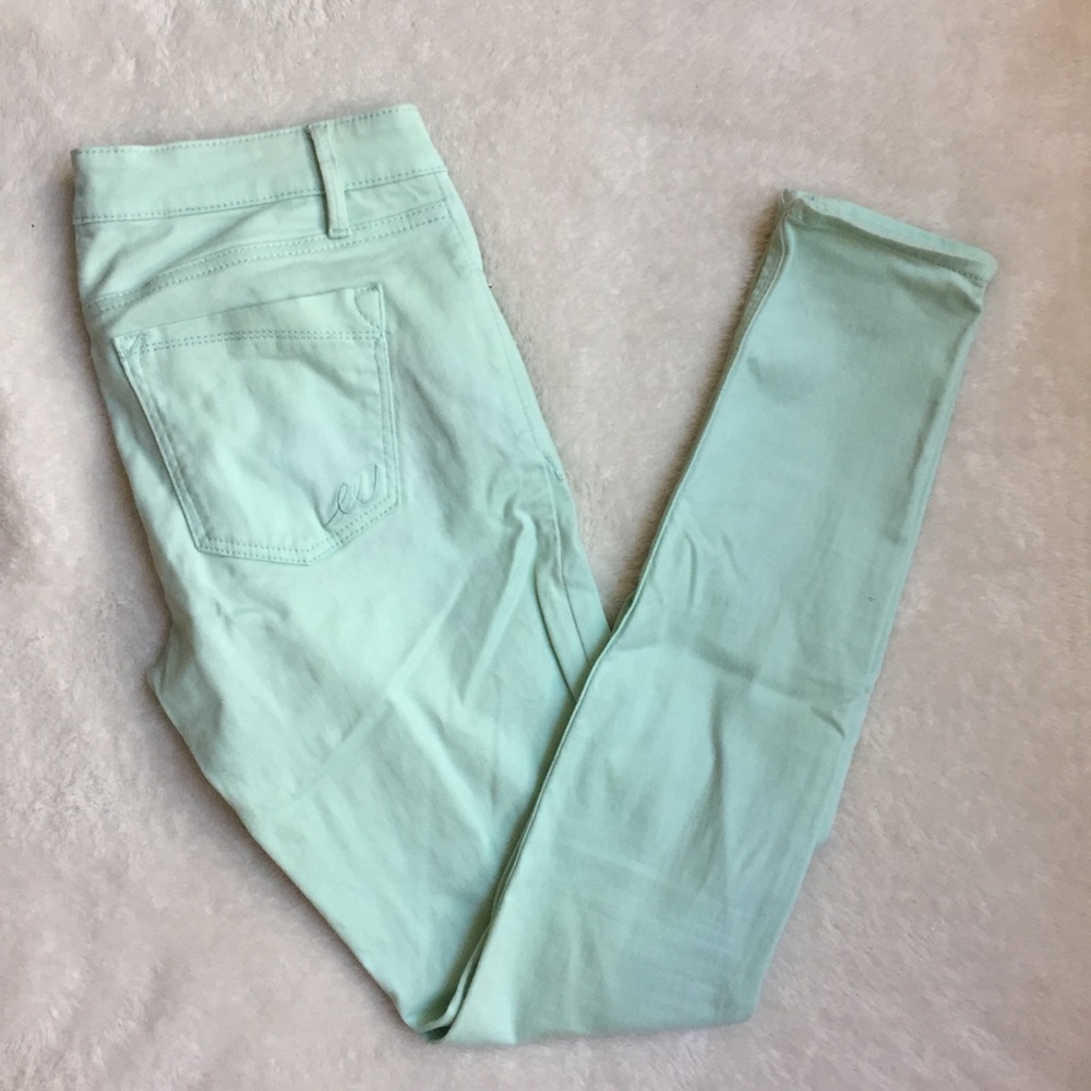 Express Mint Skinny Jegging